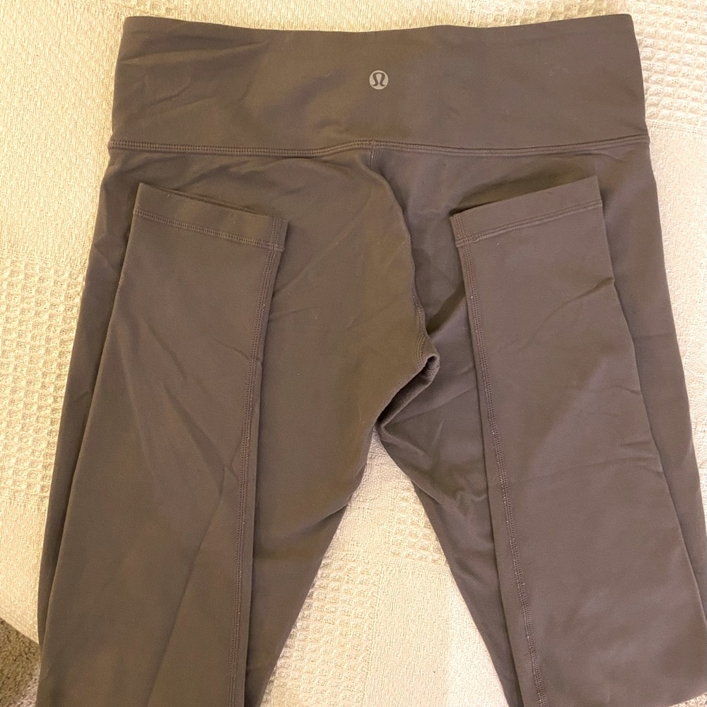 Lululemon gray/taupe full length legging
